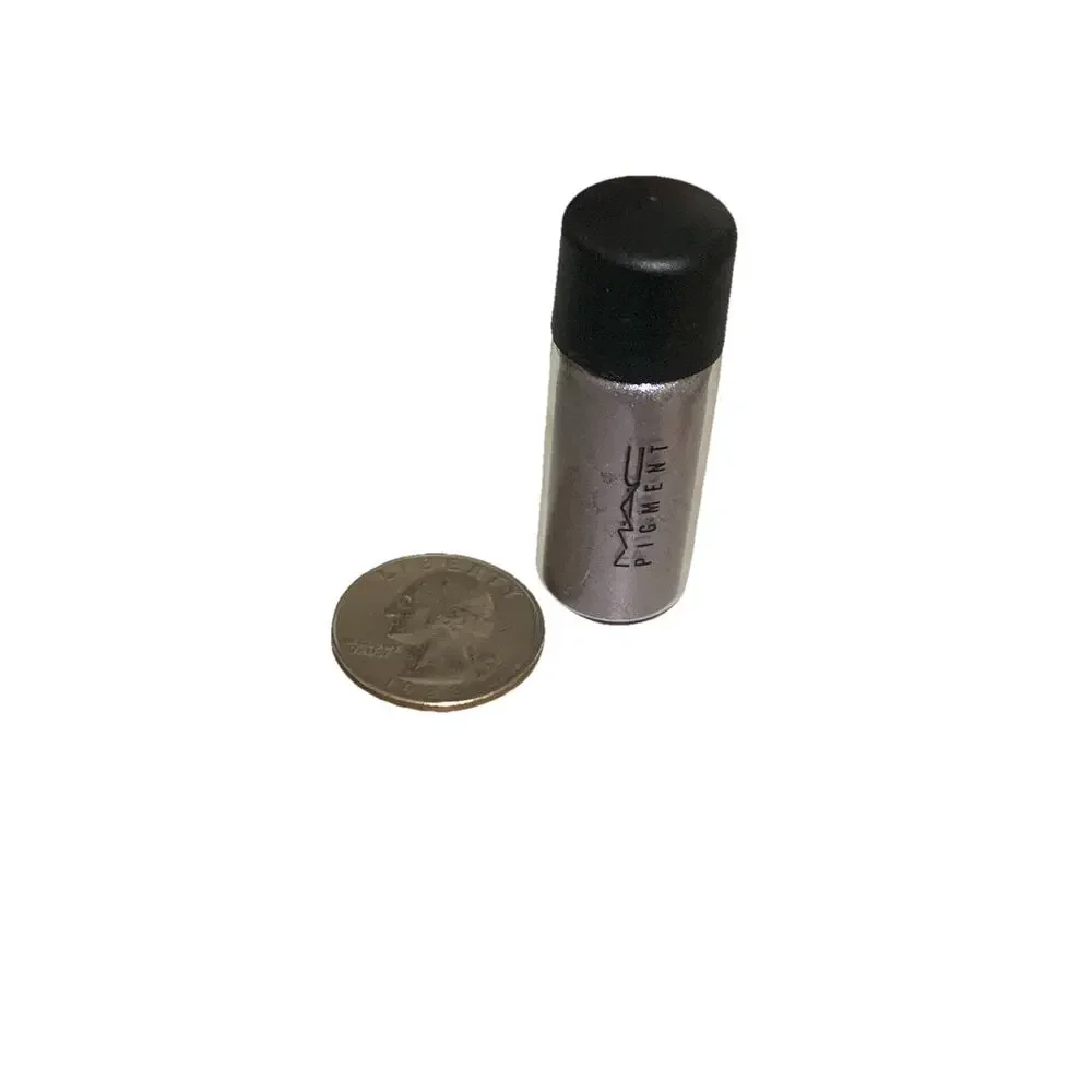 MAC Softwash Grey Pigment Powder Eyeshadow Metallic Silver Gray Loose Vial